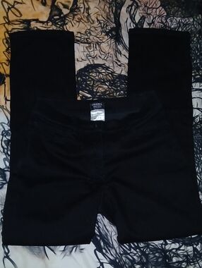 Rare CHANEL Black Skinny Stretch Pants